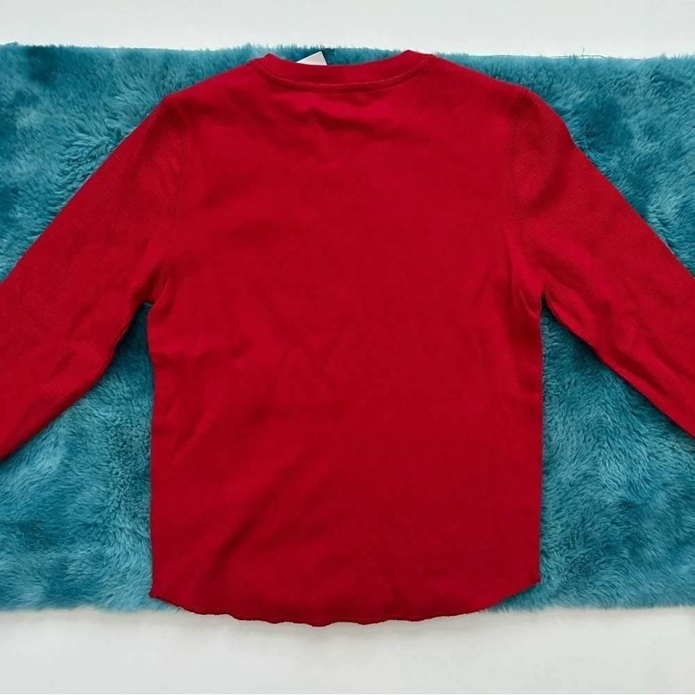 Gap Kids Red Long Sleeve Thermal Shirt Size S Boys
